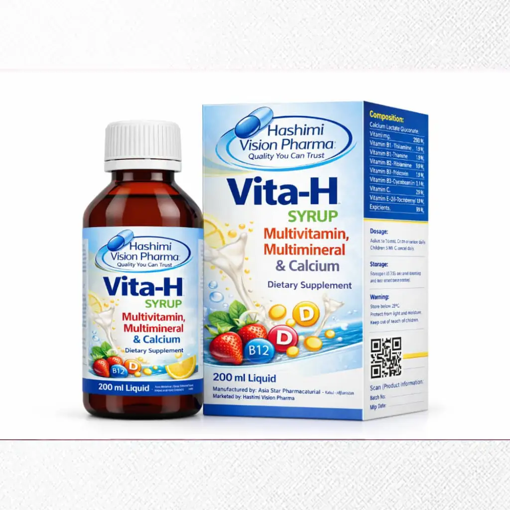 VITA-H® Syrup Multivitamin, Multimineral & Calcium Formula