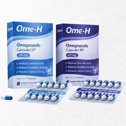 OME-H® Capsules (20 mg / 40 mg) Omeprazole – Proton Pump Inhibitor (PPI)