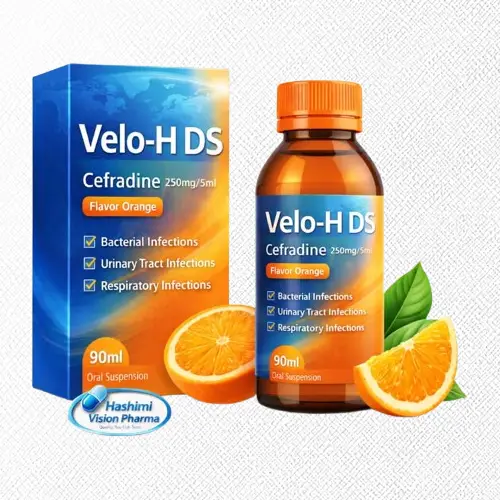 VELO-H DS® Oral Suspension 250 mg/5 mL Cefradine Oral Suspension BP (Double Strength)